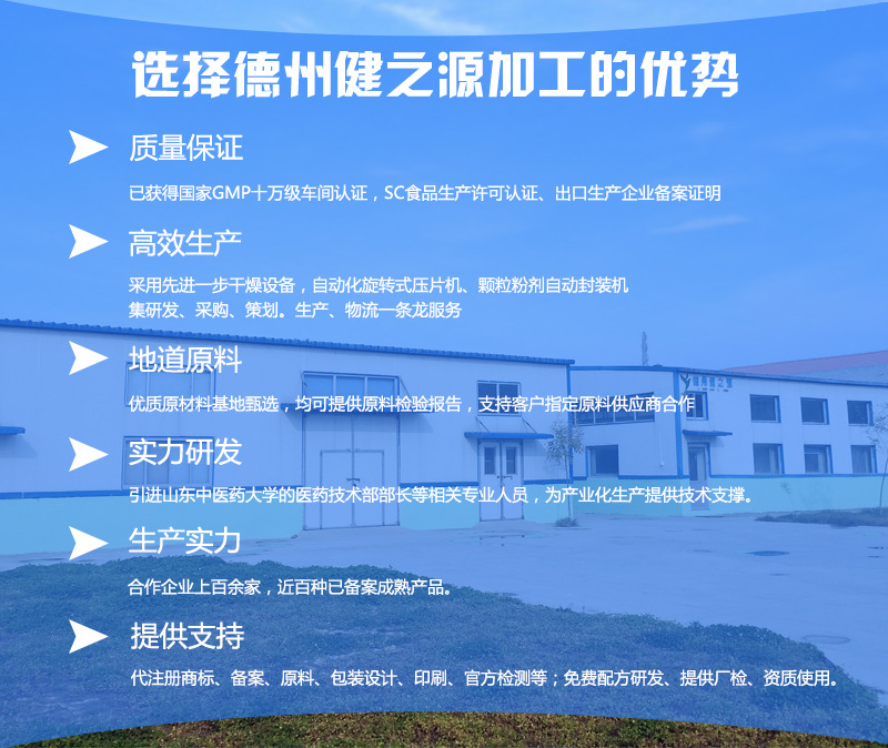 固體飲料代加工的生產流程：   第一步：試樣生產：原料入庫檢驗→試樣?；灪细窈筮M入大貨生產。  第二步：大貨生產：原料入庫檢驗→原輔料稱量配料→制軟材→造?！婵尽！鷫浩鷥韧獍b→檢驗→入庫→發貨
